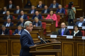 Ազգային ժողովի հատուկ նիստը․ Սերժ Սարգսյանն ընտրվեց վարչապետ (տեսանյութ)